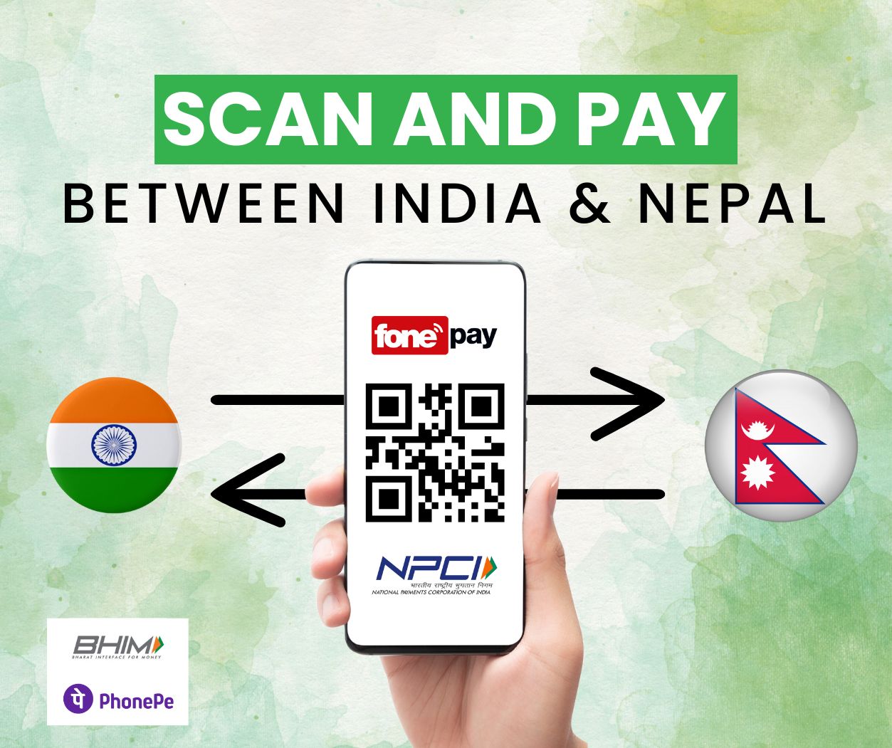 Scan and Pay between India and Nepal !